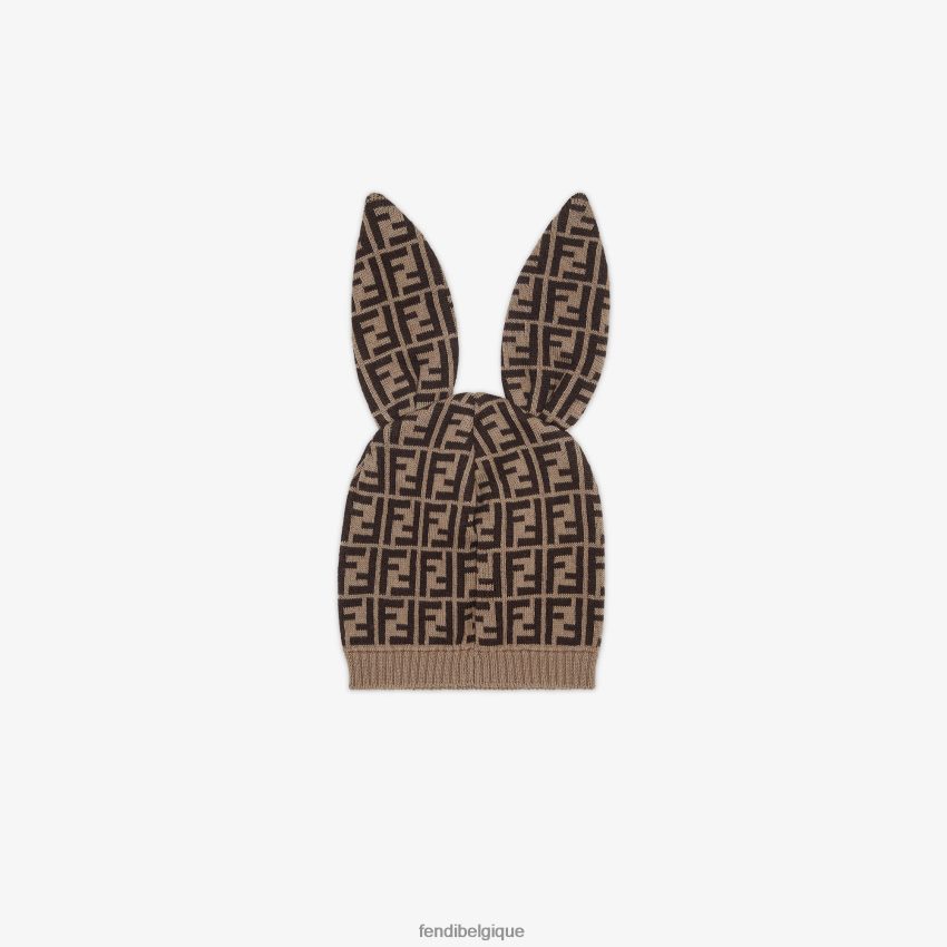 accessoires Fendi bonnet en tricot à logo ff mode enfants 8X8J2J2788 Fendi Sac