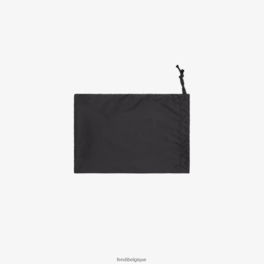accessoires Fendi sac à langer en cuir et nylon noir enfants 8X8J2J2771 Fendi Belgique