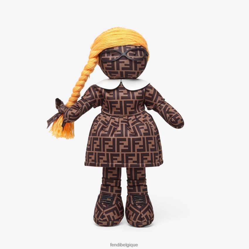 accessoires Fendi poupée de collection upcyclée en néoprène ff multicolore enfants 8X8J2J2901 Fendi Lunette De Soleil
