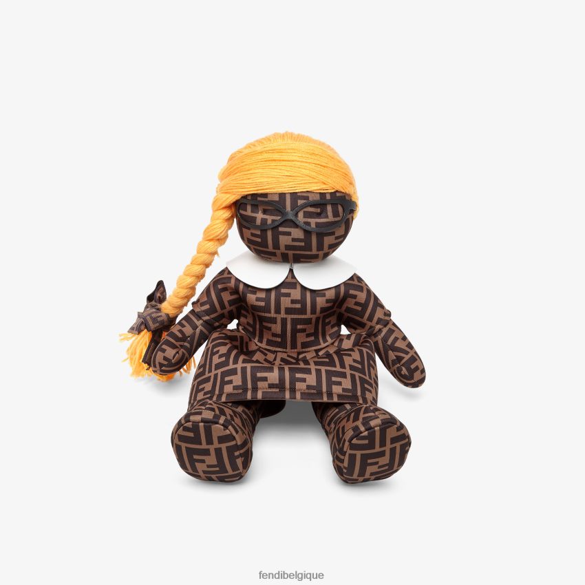 accessoires Fendi poupée de collection upcyclée en néoprène ff multicolore enfants 8X8J2J2901 Fendi Lunette De Soleil