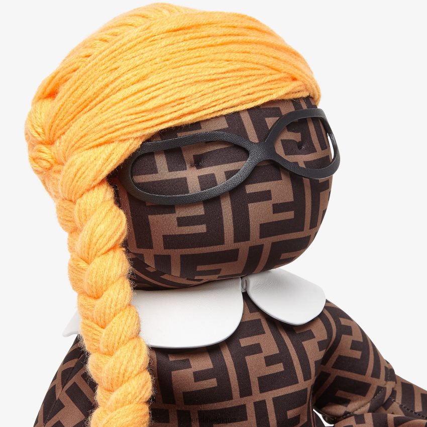 accessoires Fendi poupée de collection upcyclée en néoprène ff multicolore enfants 8X8J2J2901 Fendi Lunette De Soleil