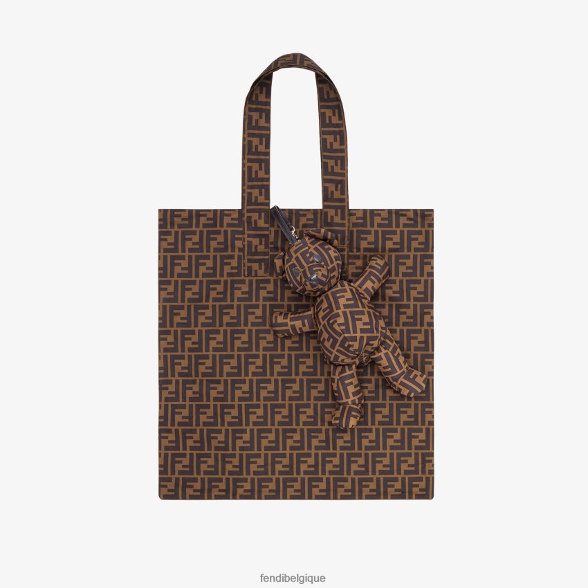 accessoires Fendi cabas en nylon avec ours en peluche mode enfants 8X8J2J2782 Fendi Sac