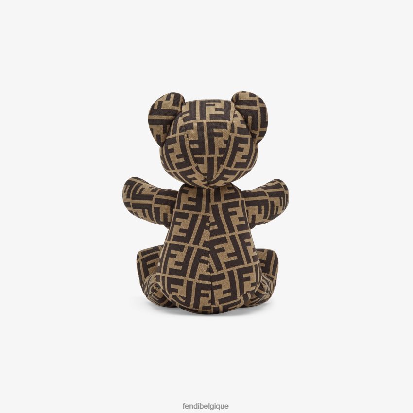 accessoires Fendi ours en peluche logo ff brun enfants 8X8J2J2779 Fendi Sac