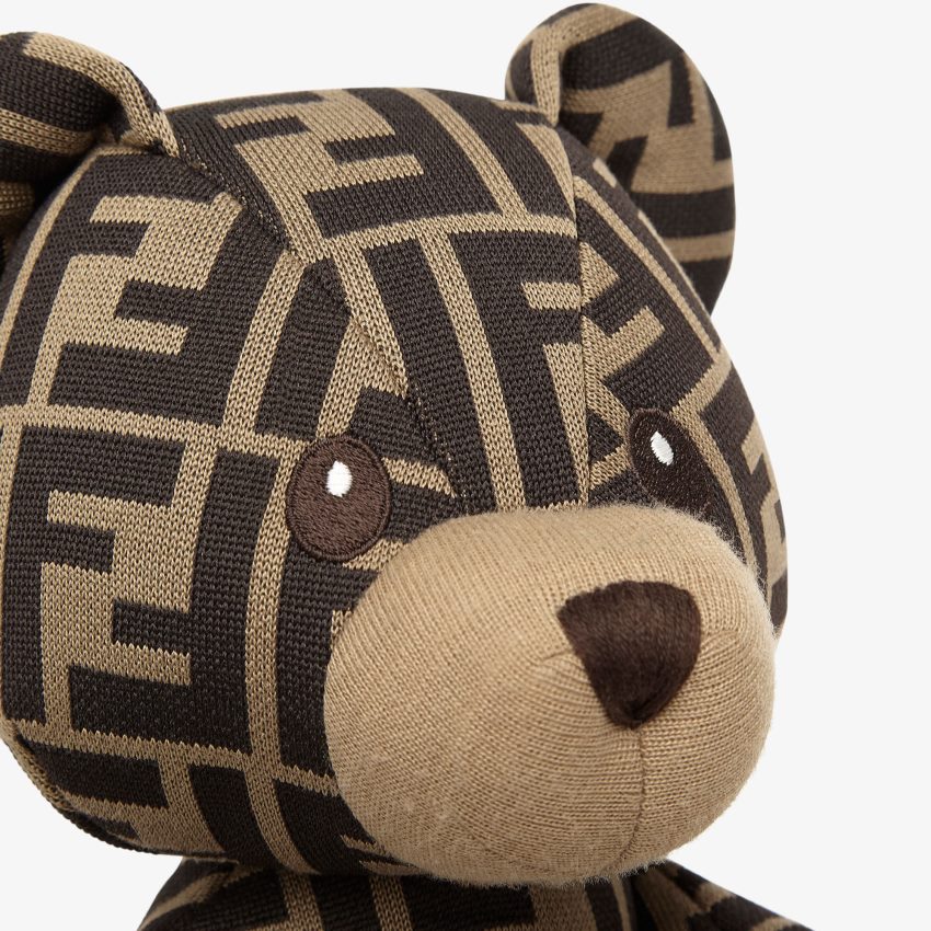 accessoires Fendi ours en peluche logo ff brun enfants 8X8J2J2779 Fendi Sac