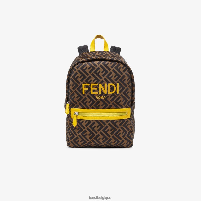 accessoires Fendi sac à dos ff en nylon avec imprimé roma multicolore enfants 8X8J2J2906 Fendi Belgique