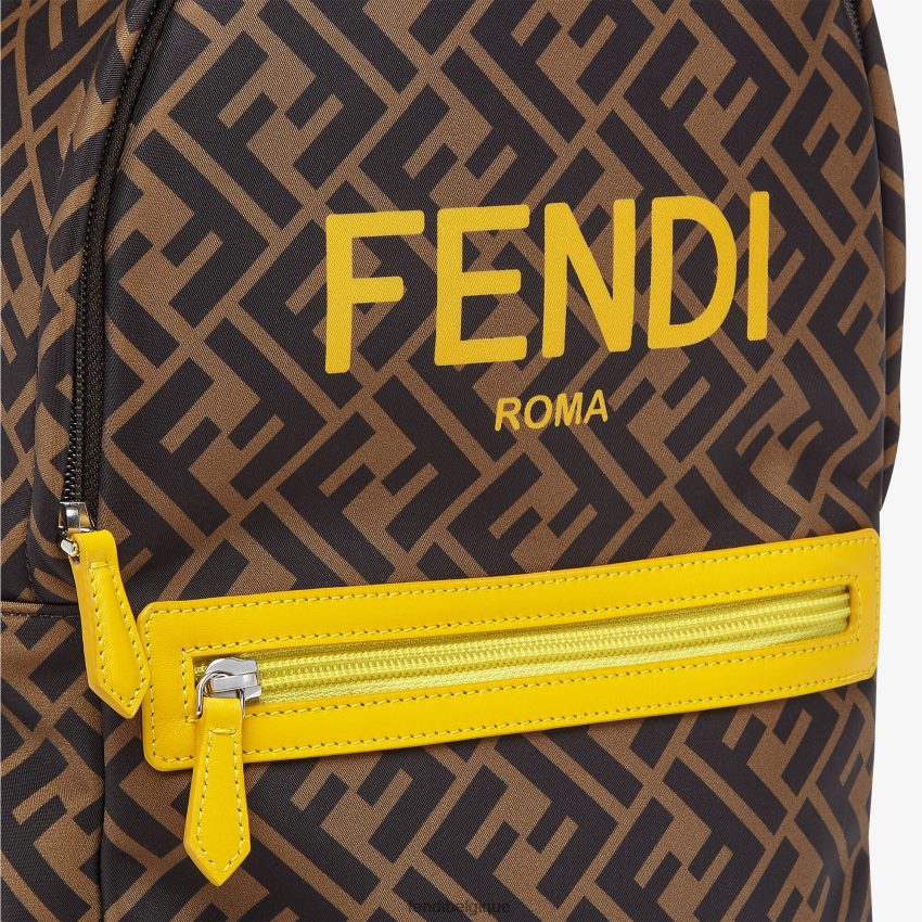 accessoires Fendi sac à dos ff en nylon avec imprimé roma multicolore enfants 8X8J2J2906 Fendi Belgique