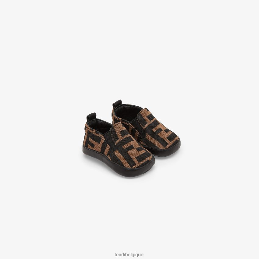 chaussures Fendi chaussures bébé à logo ff multicolore enfants 8X8J2J2783 Fendi Belgique