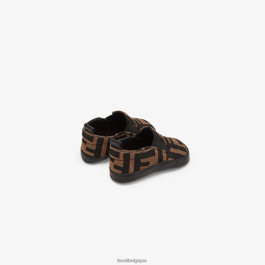 chaussures Fendi chaussures bébé à logo ff multicolore enfants 8X8J2J2783 Fendi Belgique