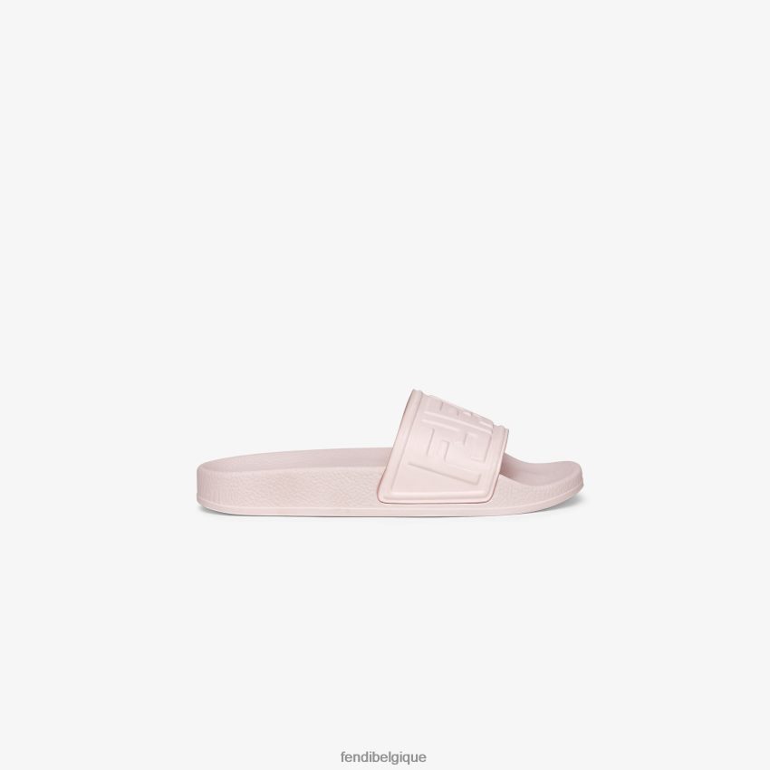 chaussures Fendi toboggans de piscine en caoutchouc avec logo rose enfants 8X8J2J2913 Fendi Lunette De Soleil