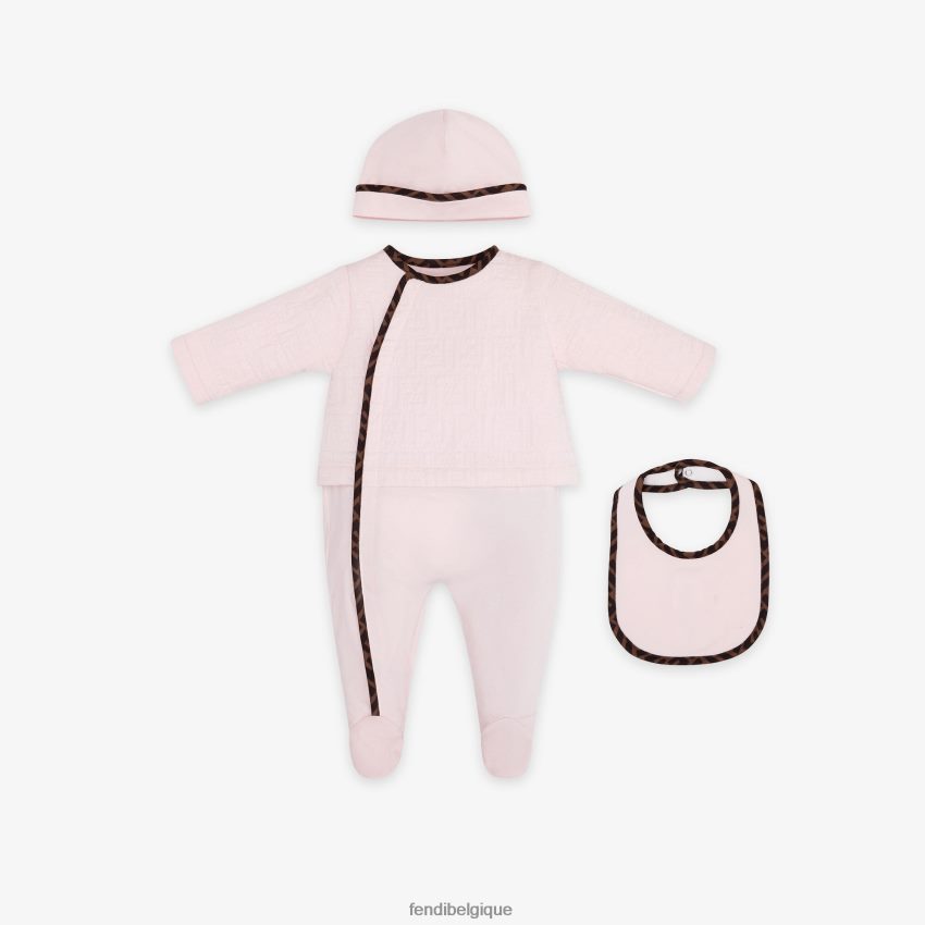 vêtements Fendi ensemble bébé en coton matelassé mode enfants 8X8J2J2835 Fendi Lunette De Soleil