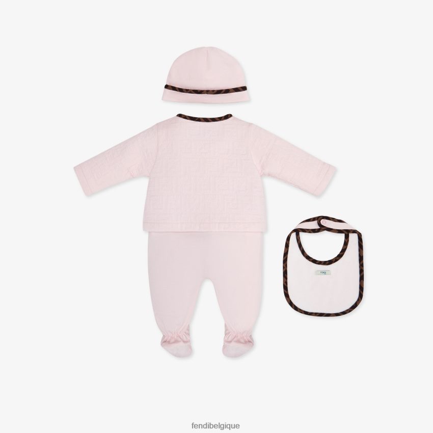 vêtements Fendi ensemble bébé en coton matelassé mode enfants 8X8J2J2835 Fendi Lunette De Soleil