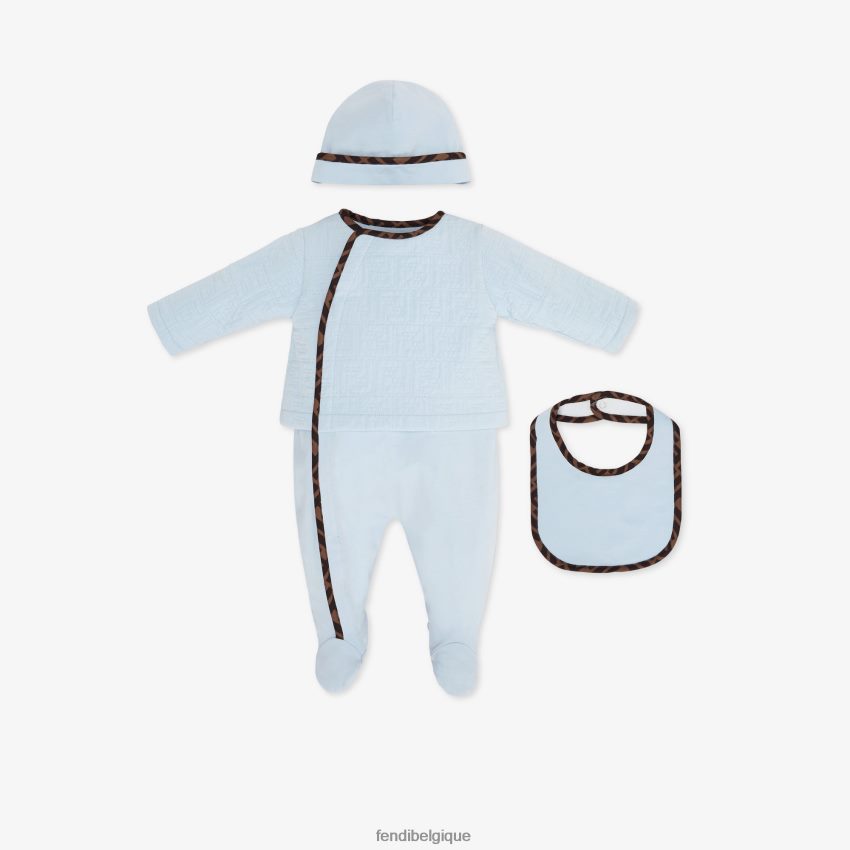 vêtements Fendi ensemble bébé en coton matelassé mode enfants 8X8J2J2837 Fendi Belgique