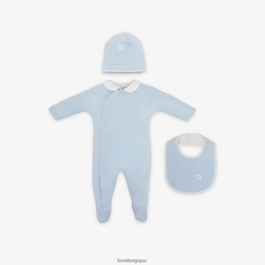 vêtements Fendi ensemble bébé en jersey mode enfants 8X8J2J2839 Fendi Sac