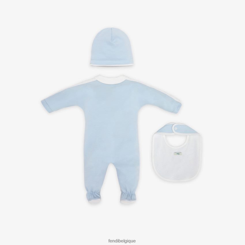 vêtements Fendi ensemble bébé en jersey mode enfants 8X8J2J2839 Fendi Sac