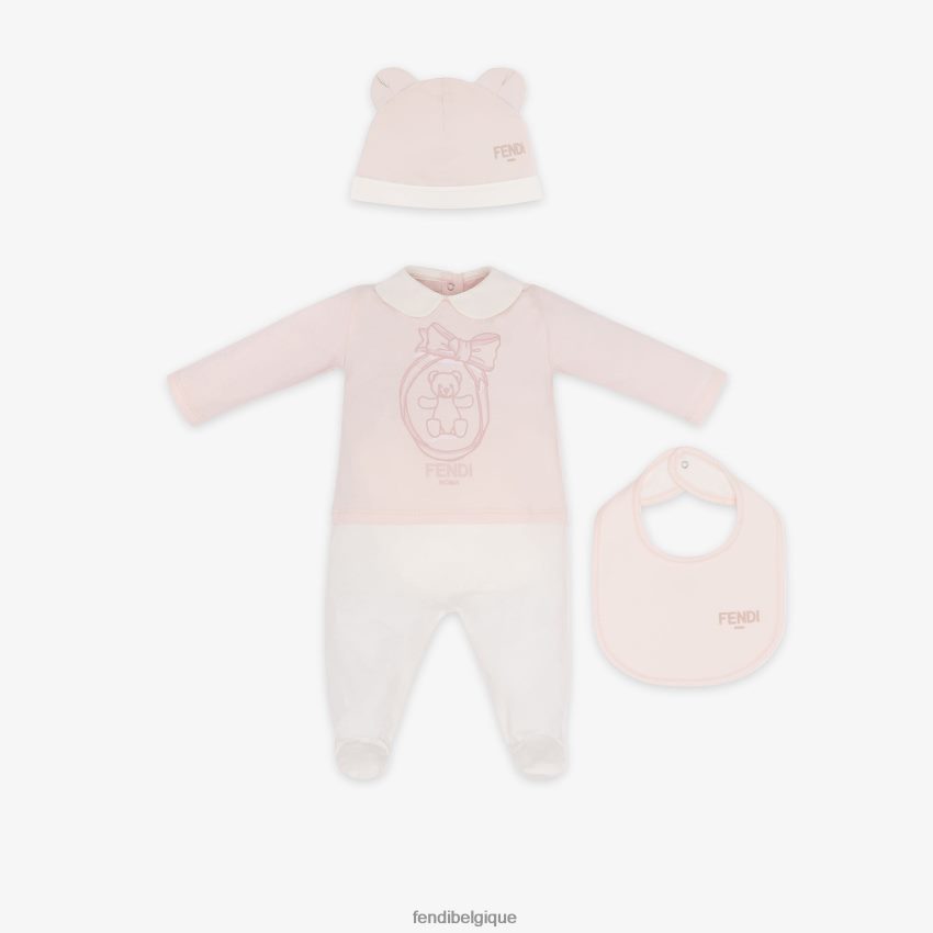 vêtements Fendi ensemble bébé en jersey multicolore enfants 8X8J2J2764 Fendi Sac