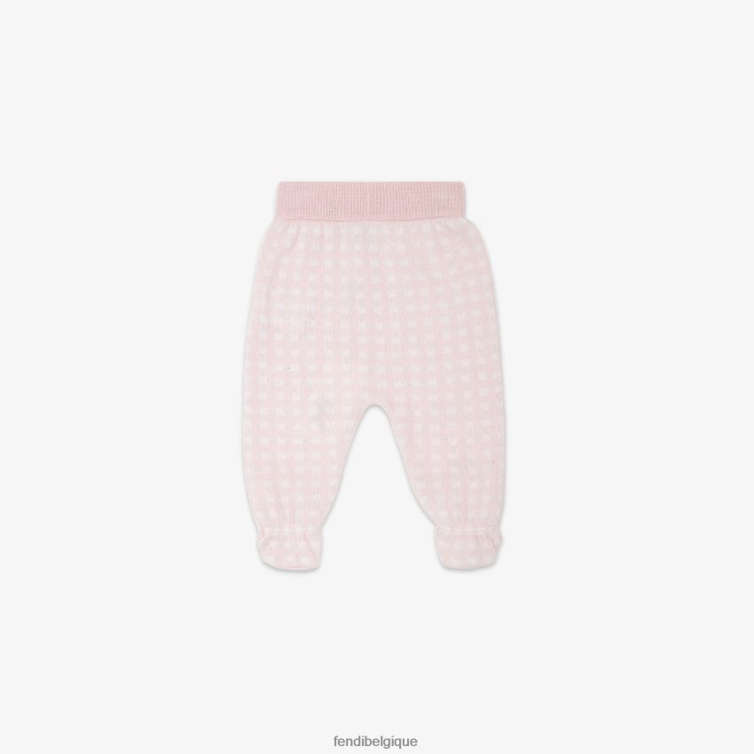 vêtements Fendi pantalon en maille de coton et cachemire multicolore enfants 8X8J2J2813 Fendi Belgique