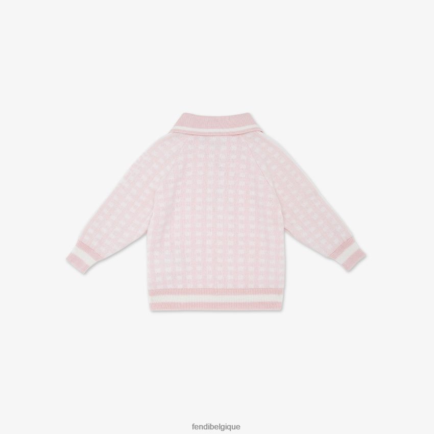 vêtements Fendi pull en coton et cachemire multicolore enfants 8X8J2J2814 Fendi Lunette De Soleil