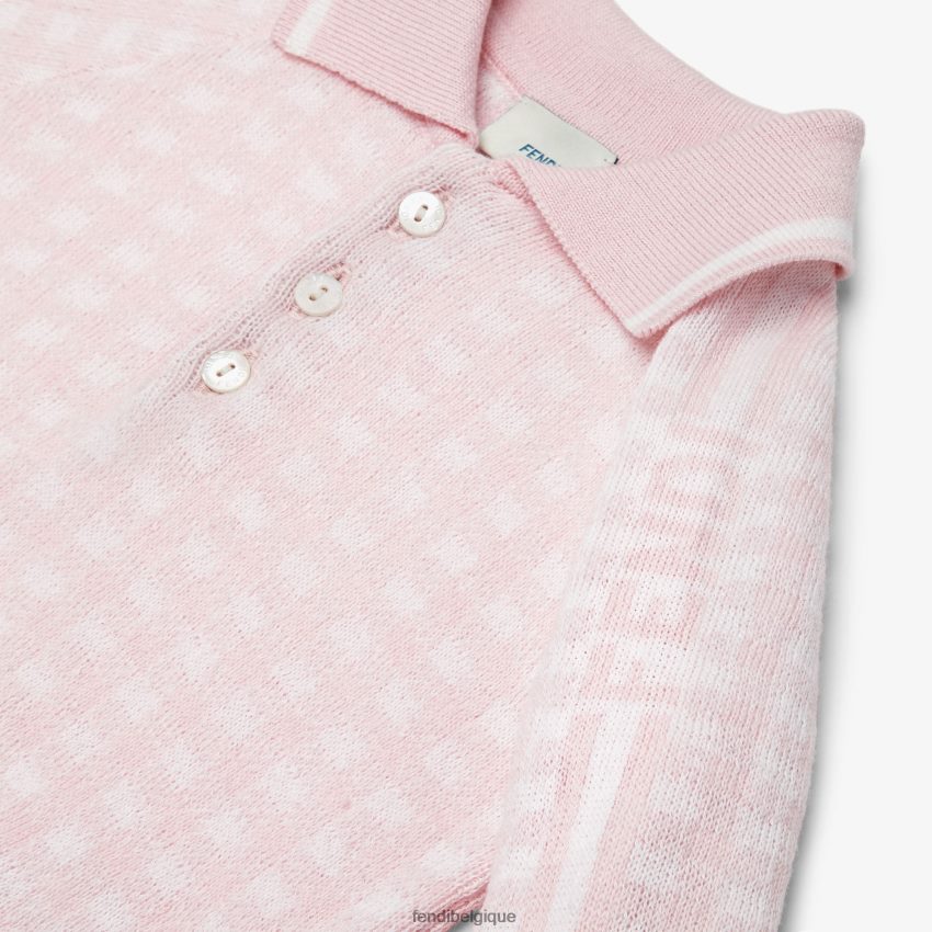 vêtements Fendi pull en coton et cachemire multicolore enfants 8X8J2J2814 Fendi Lunette De Soleil