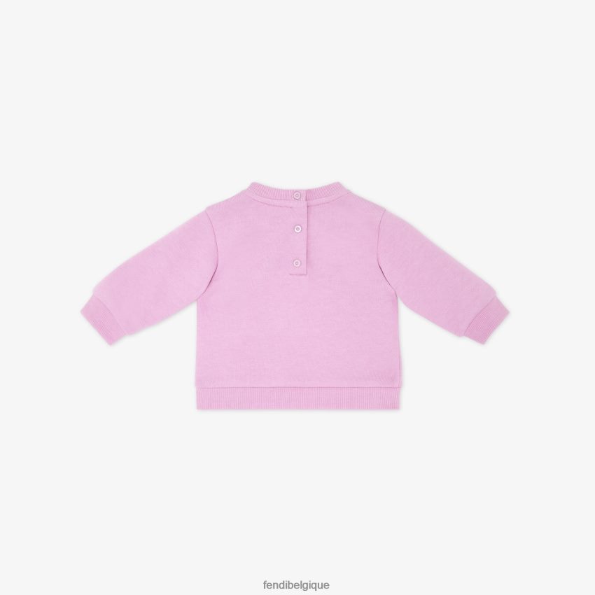 vêtements Fendi sweat roma en jersey lilas violet enfants 8X8J2J2799 Fendi Lunette De Soleil