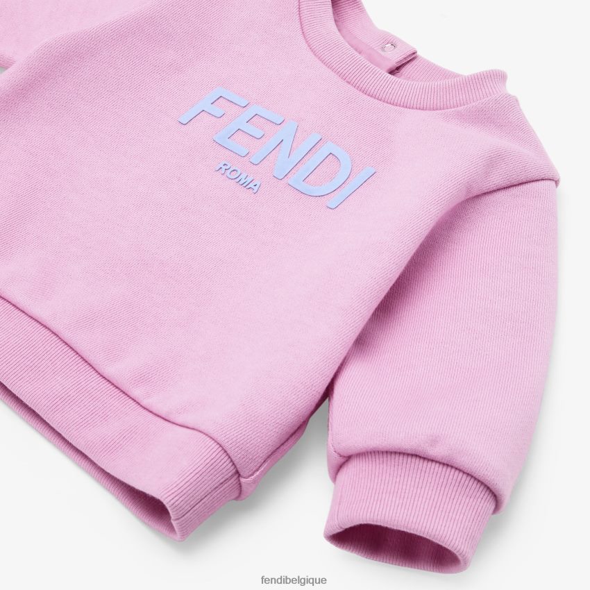 vêtements Fendi sweat roma en jersey lilas violet enfants 8X8J2J2799 Fendi Lunette De Soleil