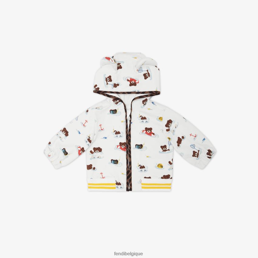 vêtements Fendi sweat-shirt en jersey multicolore enfants 8X8J2J2776 Fendi Sac