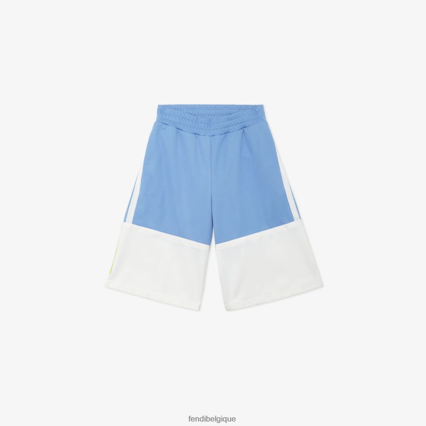 vêtements Fendi bermudas en acétate blanc enfants 8X8J2J2969 Fendi Belgique