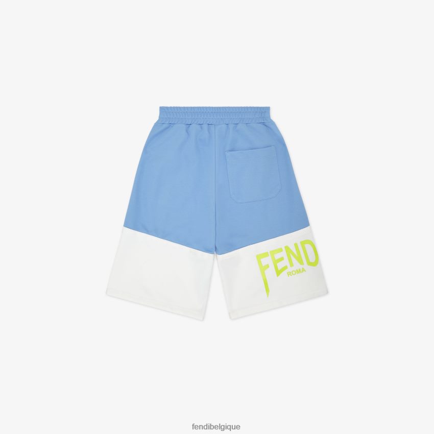 vêtements Fendi bermudas en acétate blanc enfants 8X8J2J2969 Fendi Belgique