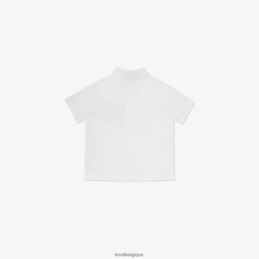 vêtements Fendi t-shirt polo junior en jersey mode enfants 8X8J2J2967 Fendi Lunette De Soleil