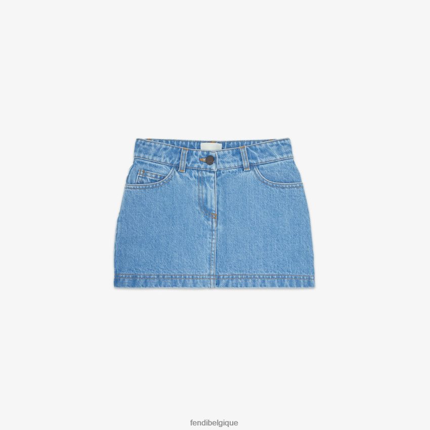 vêtements Fendi jupe en jean junior bleu enfants 8X8J2J2922 Fendi Lunette De Soleil