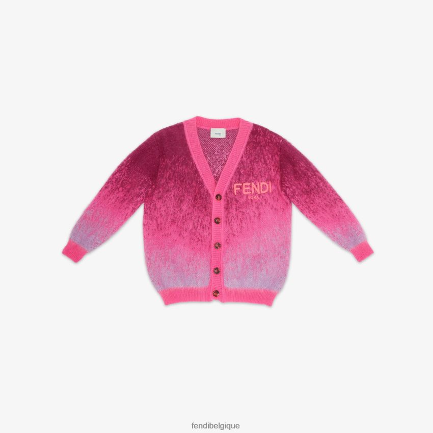 vêtements Fendi cardigan junior en laine multicolore enfants 8X8J2J2850 Fendi Lunette De Soleil