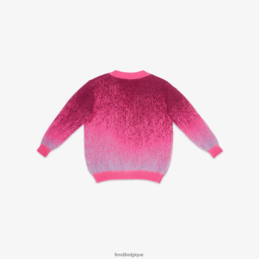 vêtements Fendi cardigan junior en laine multicolore enfants 8X8J2J2850 Fendi Lunette De Soleil