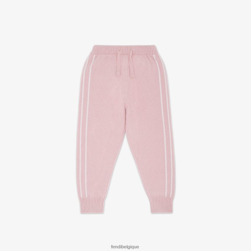 vêtements Fendi pantalon junior en maille pur cachemire mode enfants 8X8J2J2909 Fendi Belgique