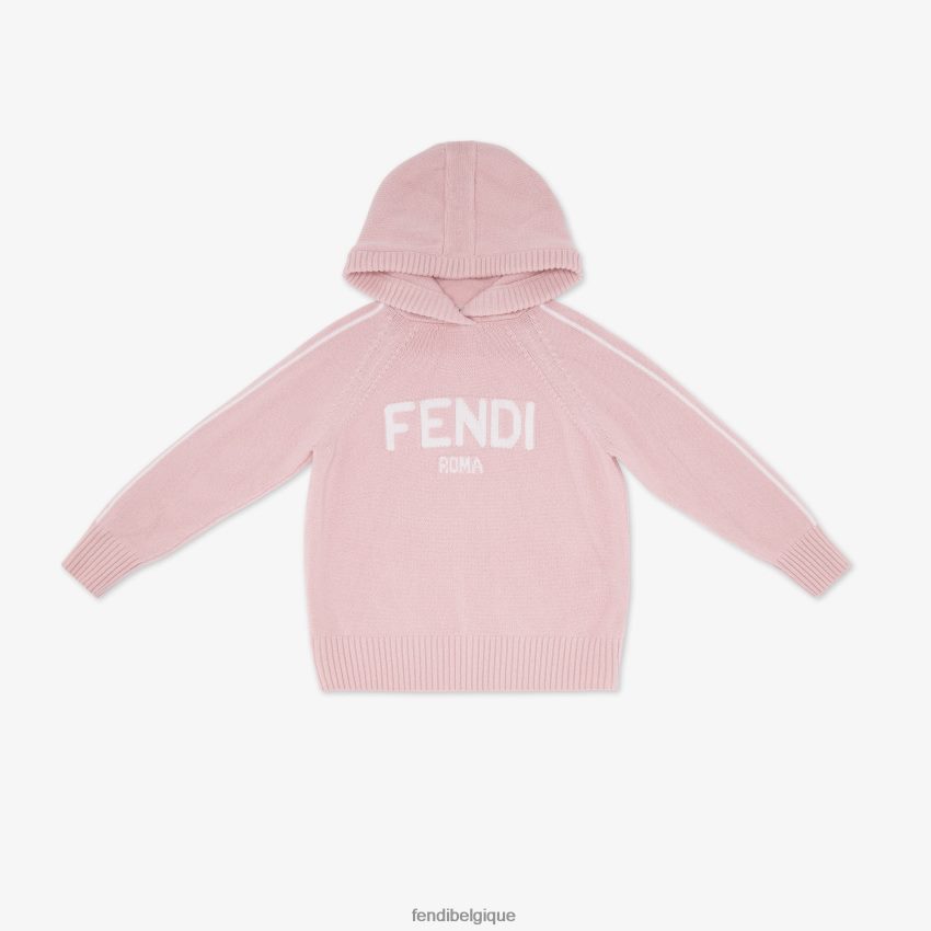 vêtements Fendi pull junior en pur cachemire mode enfants 8X8J2J2910 Fendi Lunette De Soleil