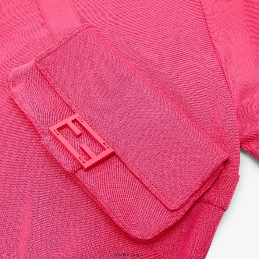 vêtements Fendi sweat marine avec grosse baguette bleu enfants 8X8J2J2845 Fendi Sac