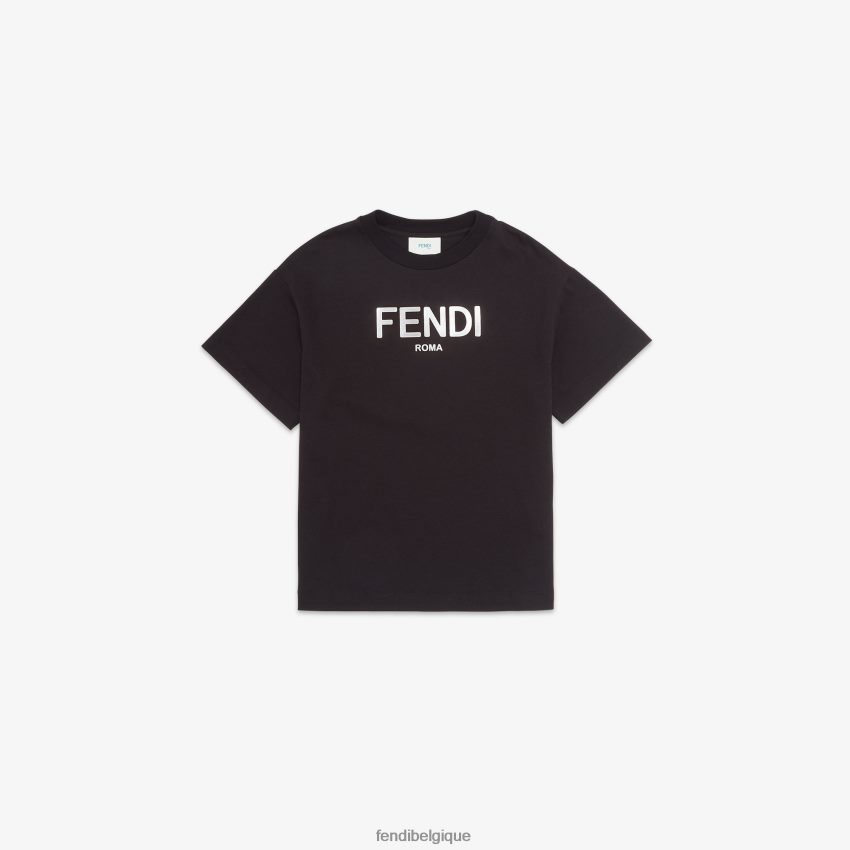 vêtements Fendi t-shirt junior en jersey avec imprimé multicolore enfants 8X8J2J2867 Fendi Belgique