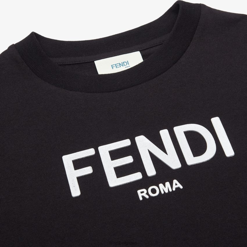 vêtements Fendi t-shirt junior en jersey avec imprimé multicolore enfants 8X8J2J2867 Fendi Belgique