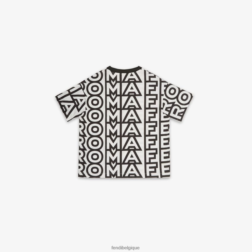 vêtements Fendi t-shirt mini me bicolore par marc jacobs multicolore enfants 8X8J2J2870 Fendi Belgique