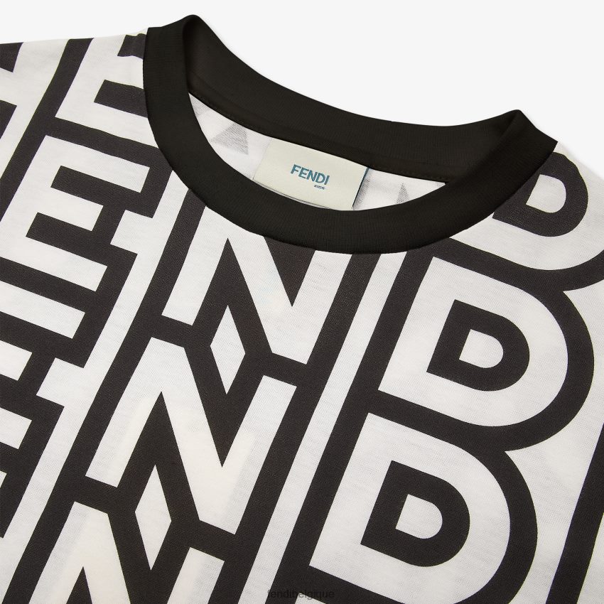 vêtements Fendi t-shirt mini me bicolore par marc jacobs multicolore enfants 8X8J2J2870 Fendi Belgique