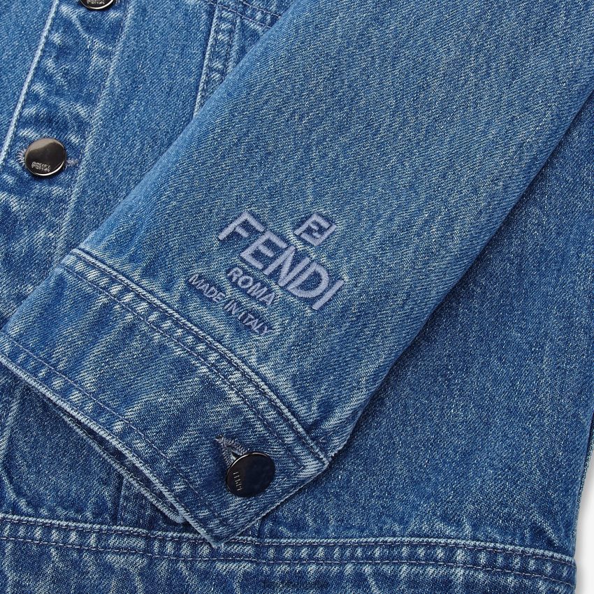 vêtements Fendi veste en jean enfant bleu enfants 8X8J2J2919 Fendi Lunette De Soleil