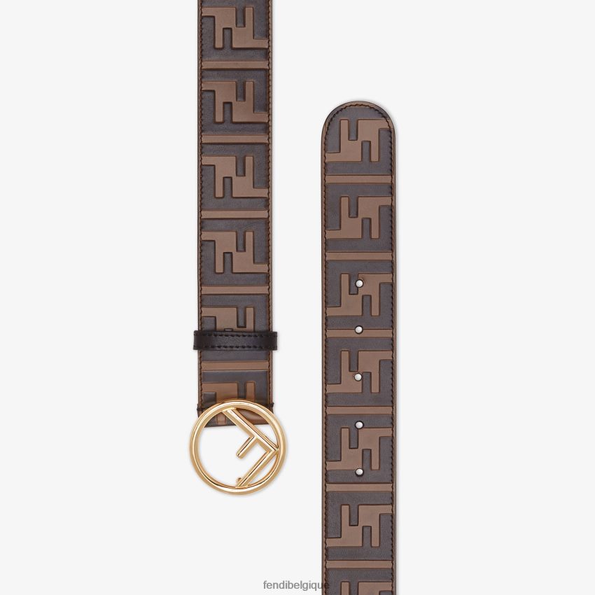 accessoires Fendi ceinture en cuir ff multicolore femmes 8X8J2J268 Fendi Sac