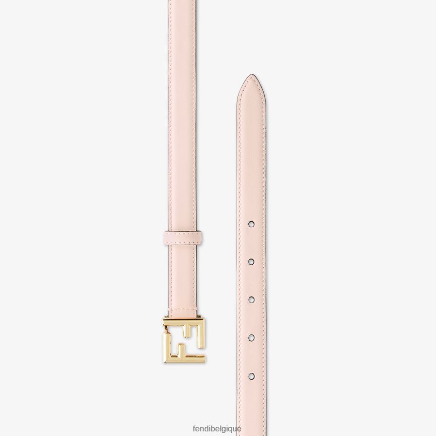 accessoires Fendi ceinture en cuir ff rose femmes 8X8J2J330 Fendi Lunette De Soleil