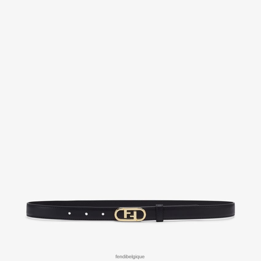 accessoires Fendi ceinture en cuir o'lock noir femmes 8X8J2J36 Fendi Lunette De Soleil