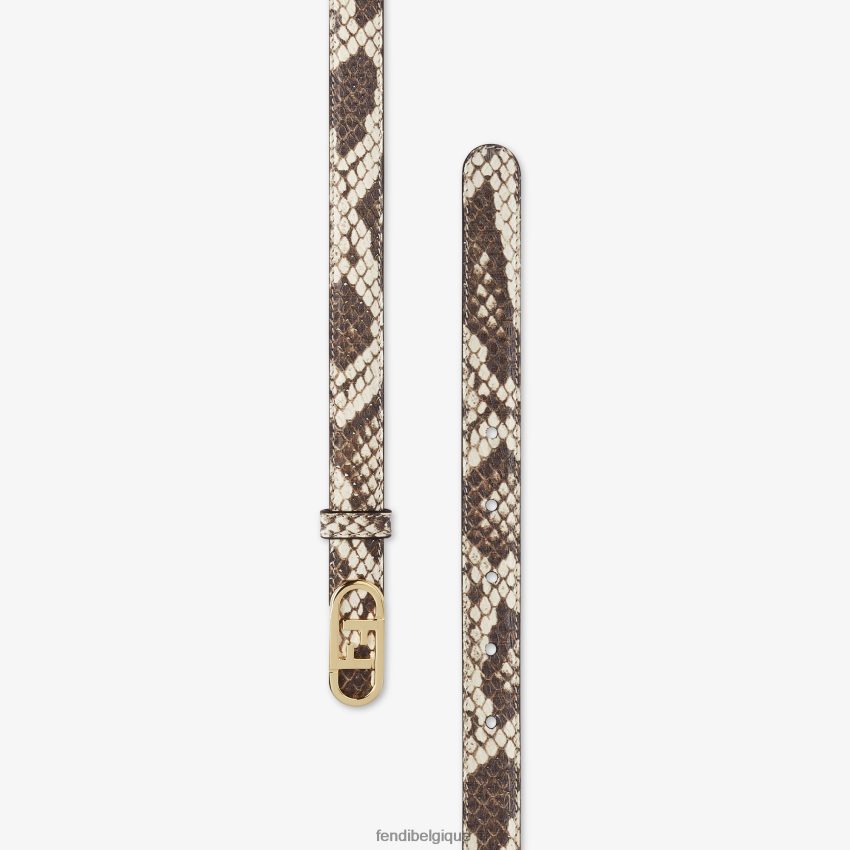 accessoires Fendi ceinture élaphe brun femmes 8X8J2J411 Fendi Lunette De Soleil