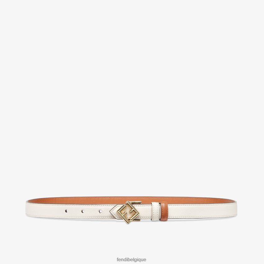 accessoires Fendi ceinture réversible en cuir camélia multicolore femmes 8X8J2J105 Fendi Lunette De Soleil