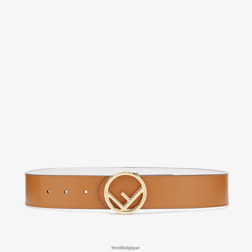 accessoires Fendi ceinture réversible en multicuir brun femmes 8X8J2J413 Fendi Belgique