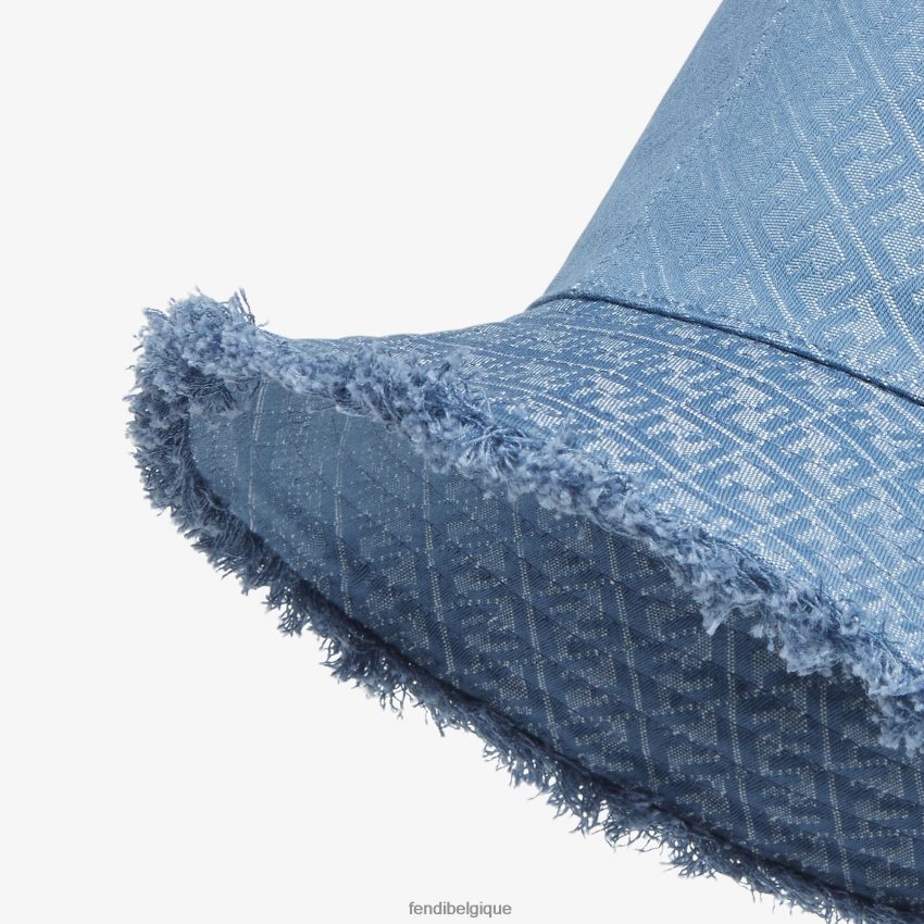 accessoires Fendi bob effet denim bleu femmes 8X8J2J214 Fendi Sac