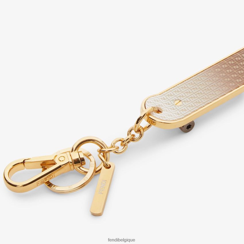 accessoires Fendi fr porte-clés en métal or femmes 8X8J2J62 Fendi Belgique