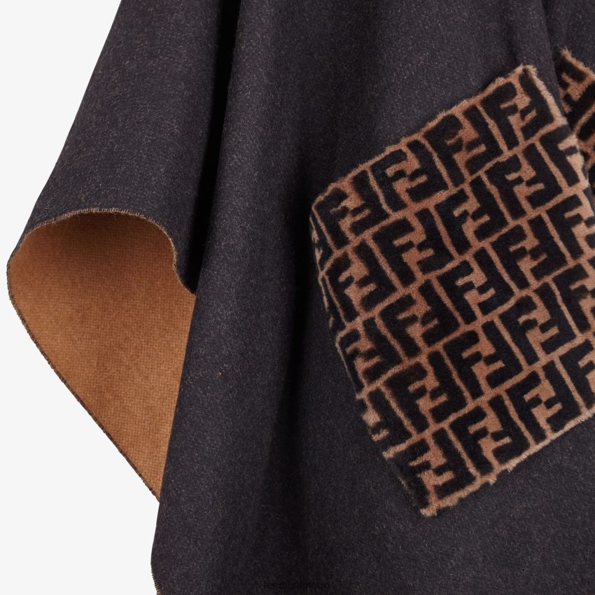 accessoires Fendi poncho en cachemire et laine mode femmes 8X8J2J508 Fendi Sac
