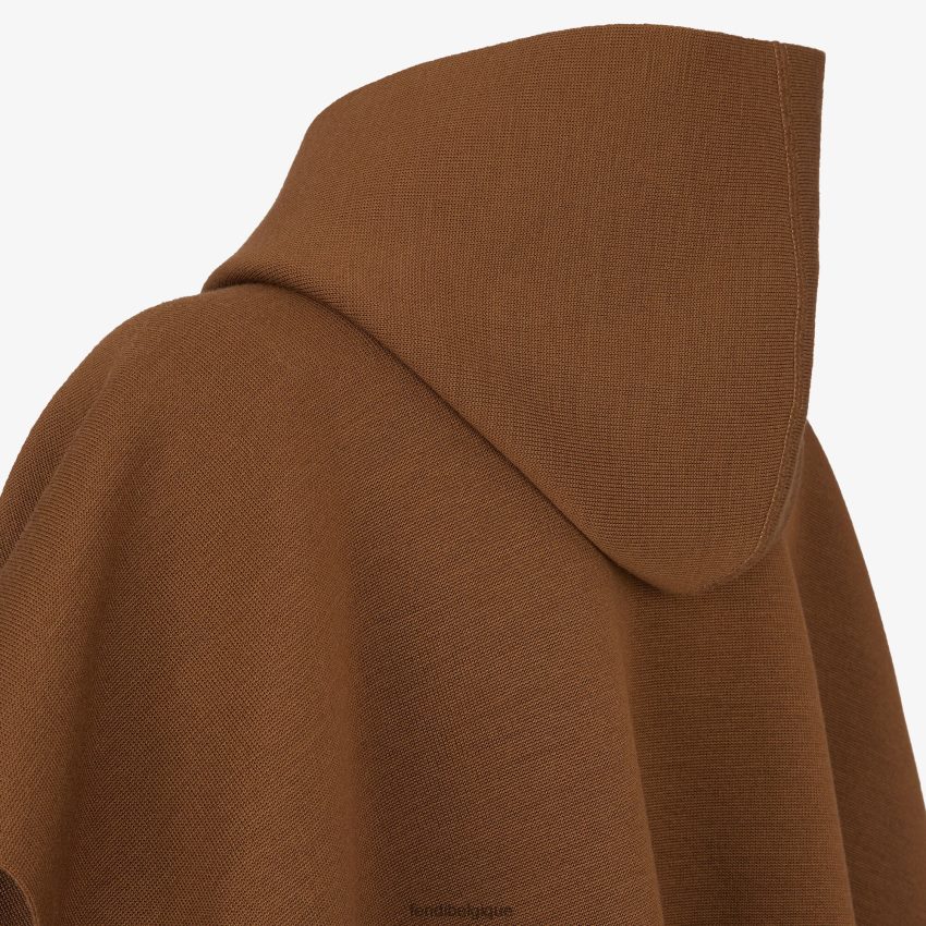 accessoires Fendi poncho en laine beige femmes 8X8J2J51 Fendi Lunette De Soleil