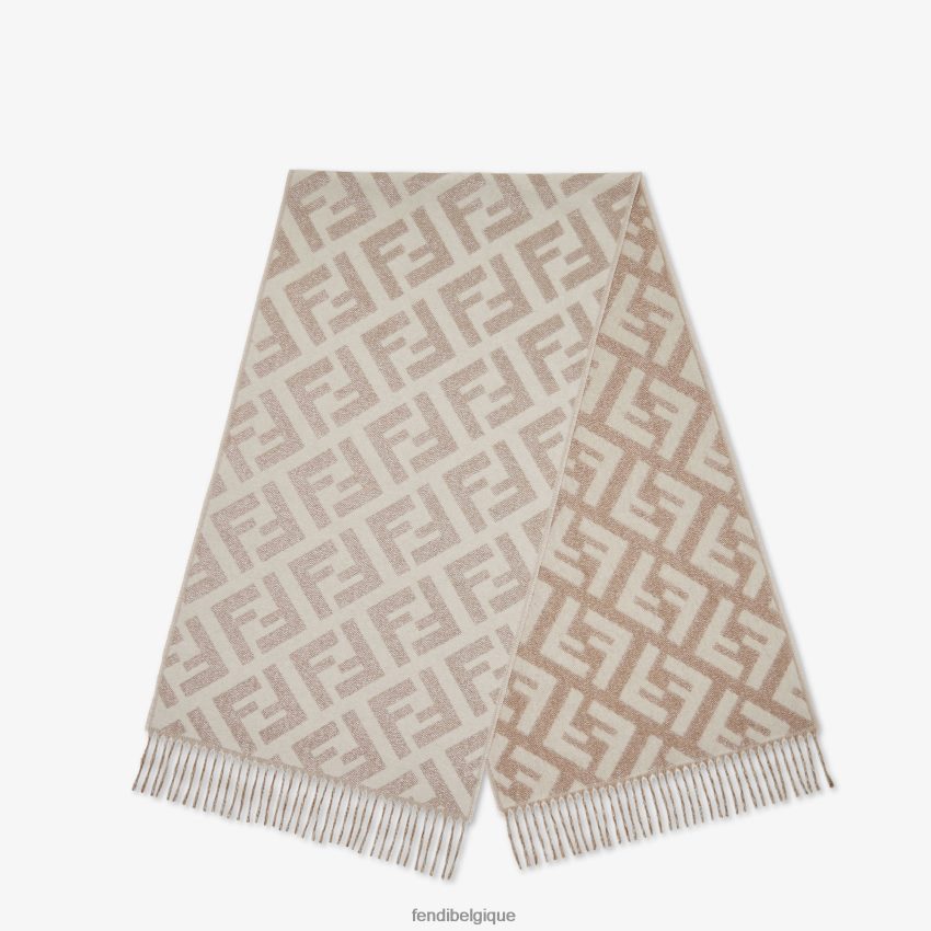 accessoires Fendi écharpe en cachemire blanc femmes 8X8J2J208 Fendi Sac